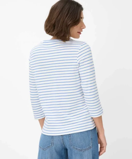 Damen Brax Shirt mit Ringelstreifen