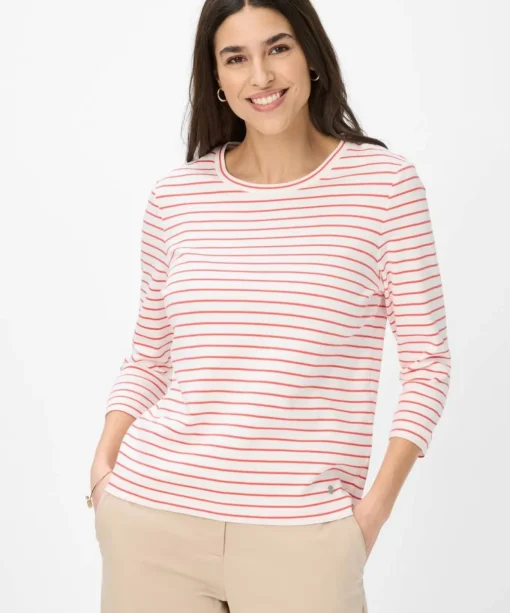 Damen Brax Shirt mit Ringelstreifen