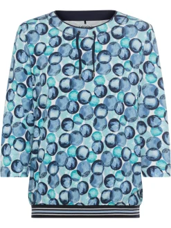 Damen Olsen Shirt mit 3/4-Ärmeln