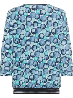 Damen Olsen Shirt mit 3/4-Ärmeln