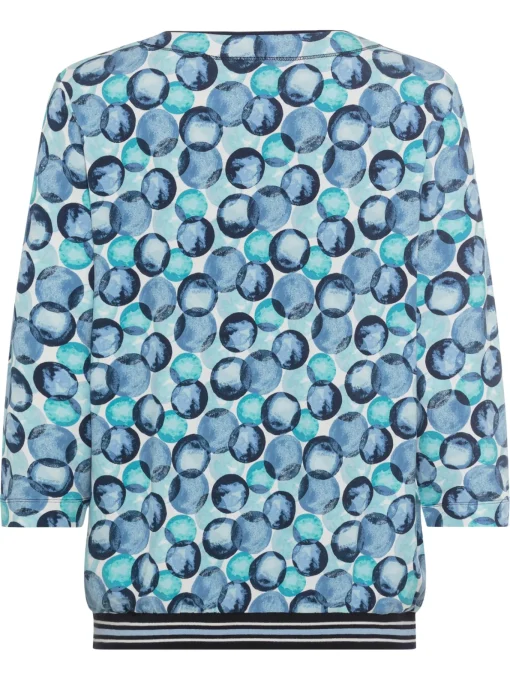 Damen Olsen Shirt mit 3/4-Ärmeln