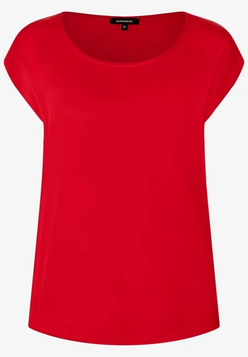 Damen More & More Shirt mit Satinfront