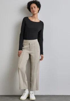 Damen Street One Shirt mit U-Boot-Ausschnitt
