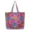 Damen Codello Shopper aus robustem Baumwoll-Gewebe mit Dschungel-Print