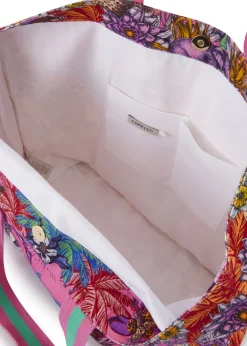 Damen Codello Shopper aus robustem Baumwoll-Gewebe mit Dschungel-Print