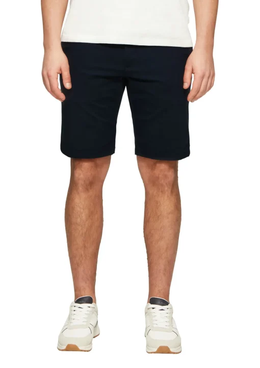 Herren s.Oliver Shorts aus Baumwollstretch mit Waschung