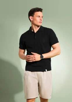 Herren Colours & Sons Shorts in Leinen Optik