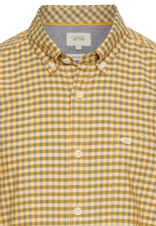 Herren Camel Active Shortsleeve Shirt