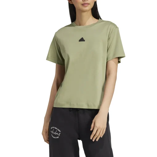 Damen Adidas Signature Graphic Print T-Shirt