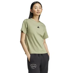 Damen Adidas Signature Graphic Print T-Shirt