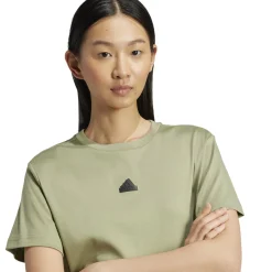 Damen Adidas Signature Graphic Print T-Shirt