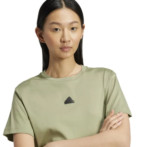 Damen Adidas Signature Graphic Print T-Shirt