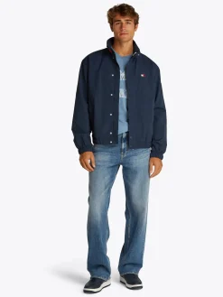 Herren Tommy Jeans Signature Jacke mit Color Block Kragen