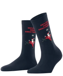 Damen Burlington Skiing Santa Damen Socken