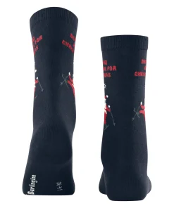 Damen Burlington Skiing Santa Damen Socken