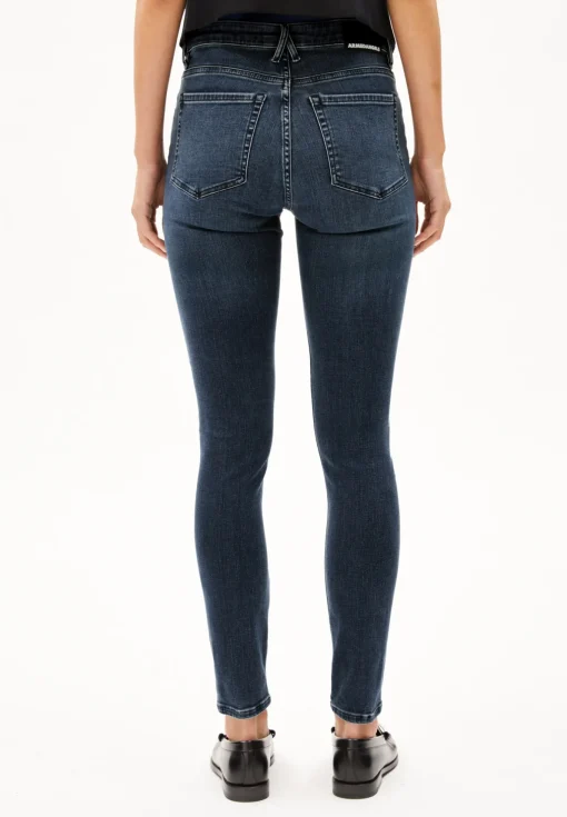 Damen armedangels Skinny Jeans Mid Waist Bio-Baumwoll Mix X-Stretch TILLAA
