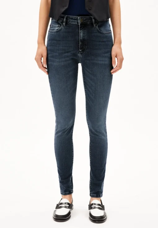 Damen armedangels Skinny Jeans Mid Waist Bio-Baumwoll Mix X-Stretch TILLAA