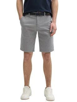 Herren Tom Tailor Slim Chino Shorts mit Gürtel