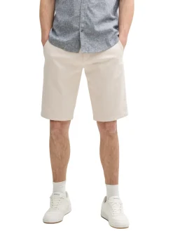 Herren Tom Tailor Slim Chino Shorts mit Gürtel
