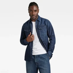 Herren G-Star SLIM DENIM HEMD
