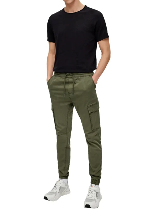 Herren QS Slim Fit: Cargohose