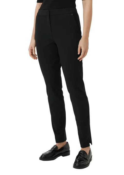Damen Comma Slim: Hose aus Viskosemix