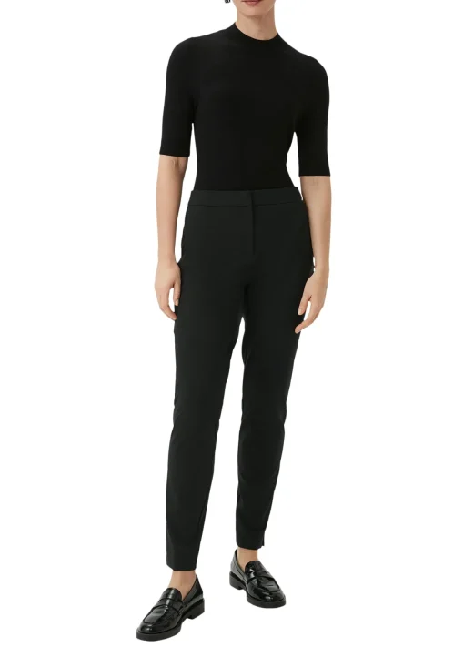 Damen Comma Slim: Hose aus Viskosemix