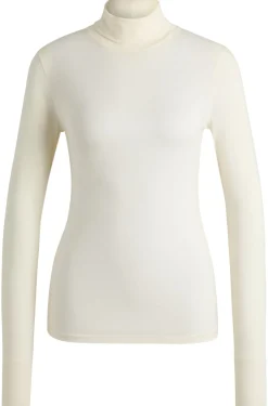 Damen Boss Orange Slim-Fit Rollkragentop aus softem Jersey