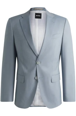 Herren Boss Slim-Fit Sakko aus Stretch-Chiffon