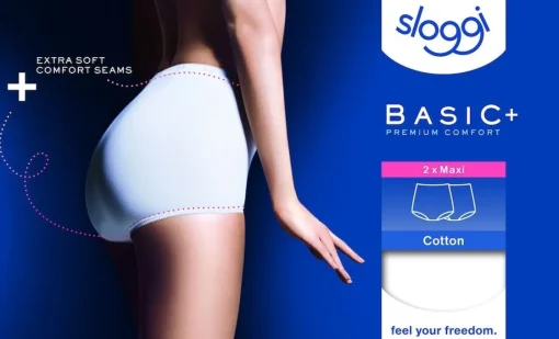 Damen Sloggi Basic+ Maxi 2P