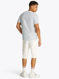 Herren Tommy Jeans Smart Casual gestreiftes T-Shirt