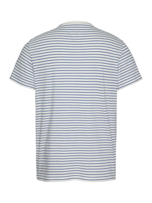 Herren Tommy Jeans Smart Casual gestreiftes T-Shirt