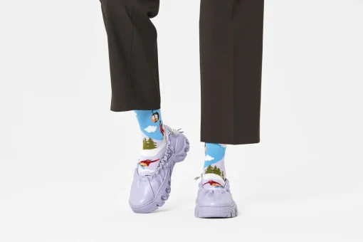 Damen Happy Socks Snowboard Sock