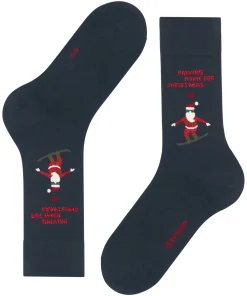 Herren Burlington Snowboarding Santa Herren Socken