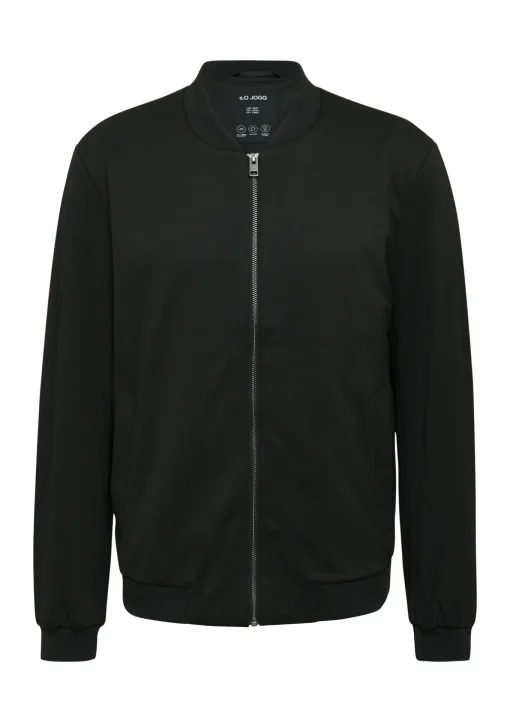 Herren s.Oliver BLACK LABEL s.O JOGG: Bomberjacke aus Stretch-Jersey