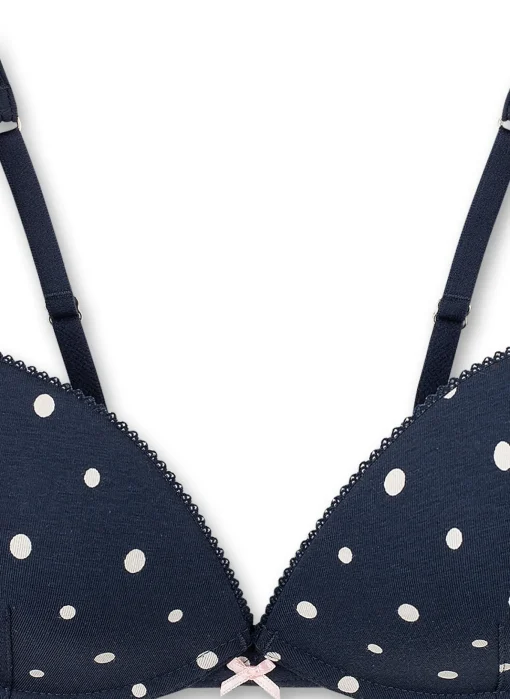 Kinder Sanetta Soft Cup Bra mit Pünktchenmuster