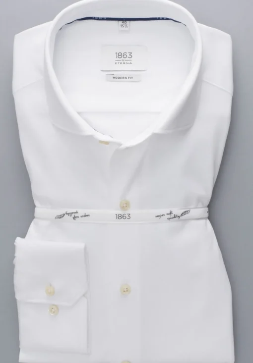 Herren Eterna Soft Tailoring Jerseyhemd MODERN FIT