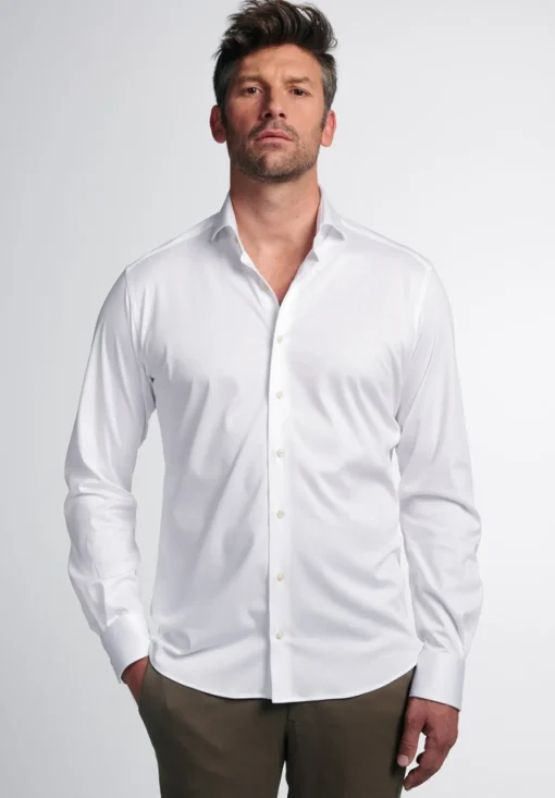 Herren Eterna Soft Tailoring Jerseyhemd MODERN FIT