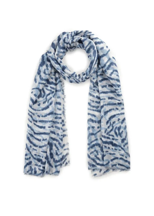 Damen Codello Softer Schal aus feinem Bambus mit Leoparden-Muster