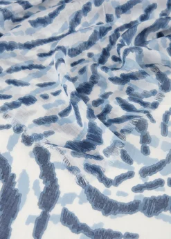 Damen Codello Softer Schal aus feinem Bambus mit Leoparden-Muster
