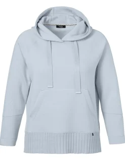 Damen Frapp Softes Sweatshirt mit Strickbund