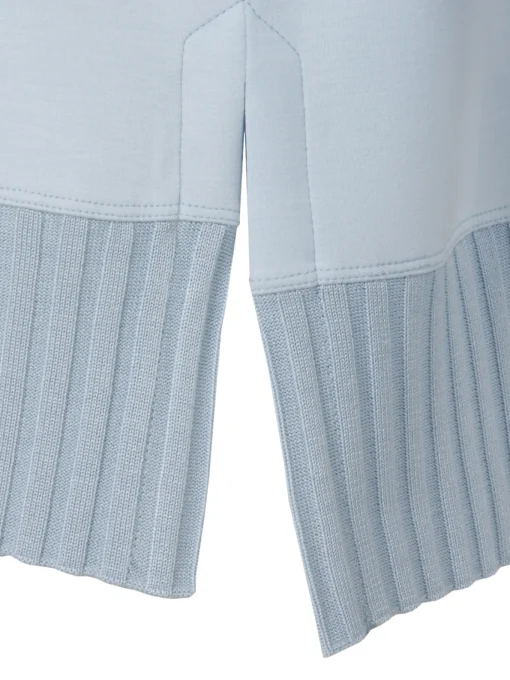 Damen Frapp Softes Sweatshirt mit Strickbund