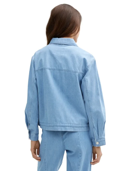 Damen Tom Tailor Denim Sommer Jeansjacke