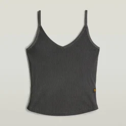 Damen G-Star Spaghetti Strap Rib Top