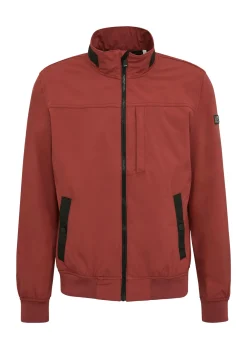 Herren s.Oliver Sportive Softshelljacke mit Logo-Tape