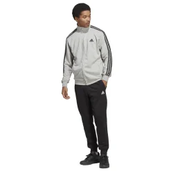 Herren Adidas Sportswear Basic 3-Streifen French Terry Trainingsanzug