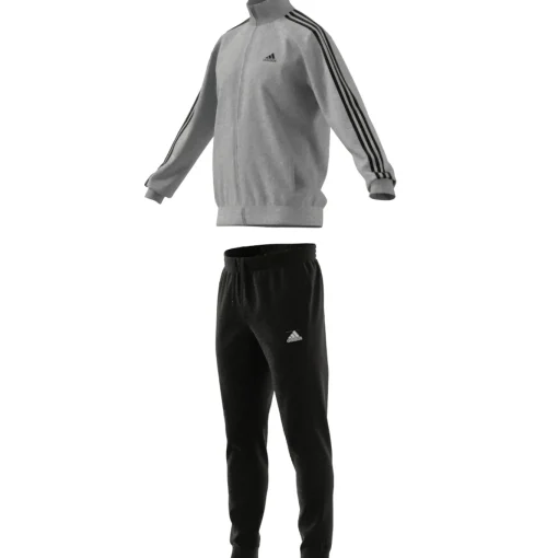Herren Adidas Sportswear Basic 3-Streifen French Terry Trainingsanzug