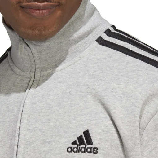Herren Adidas Sportswear Basic 3-Streifen French Terry Trainingsanzug