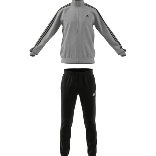 Herren Adidas Sportswear Basic 3-Streifen French Terry Trainingsanzug