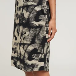 Damen G-Star Sprayed Letters Shirtkleid